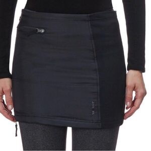 New Skhoop Karin Sweden Insulated Black Mini Skirt Sz